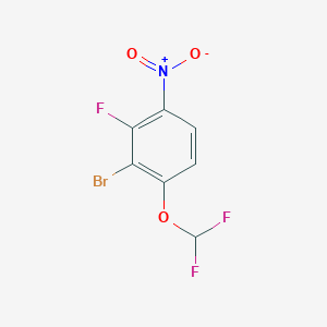 1-Bromo-6-difluoromethoxy-2-fluoro-3-nitrobenzene