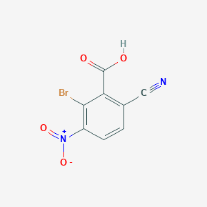 2-Bromo-6-cyano-3-nitrobenzoic acid