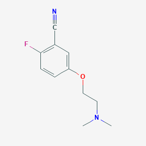 5-[2-(Dimethylamino)ethoxy]-2-fluorobenzonitrile