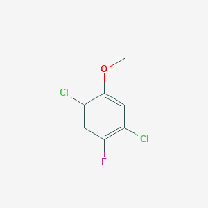molecular formula C7H5Cl2FO B1459804 2,5-Dichloro-4-fluoroanisole CAS No. 1806298-67-8