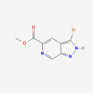 methyl 3-bromo-1H-pyrazolo[3,4-c]pyridine-5-carboxylate