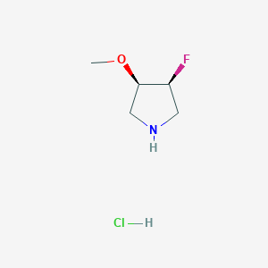 (3S,4R)-3-Fluoro-4-methoxypyrrolidine hydrochloride