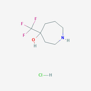 4-(Trifluoromethyl)azepan-4-ol hydrochloride