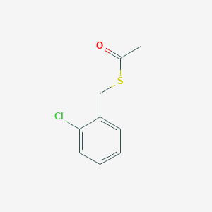 molecular formula C9H9ClOS B1459818 S-2-Chlorobenzyl ethanethioate CAS No. 887092-71-9