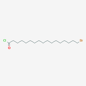molecular formula C17H32BrClO B14598190 Heptadecanoyl chloride, 17-bromo- CAS No. 59446-48-9