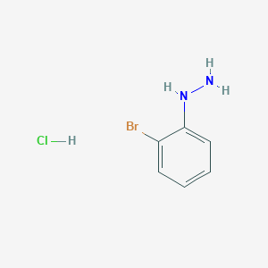 molecular formula C6H8BrClN2 B145982 2-Bromophenylhydrazine hydrochloride CAS No. 50709-33-6