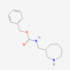 molecular formula C15H22N2O2 B1459821 Benzyl (azepan-3-ylmethyl)carbamate CAS No. 1823835-67-1