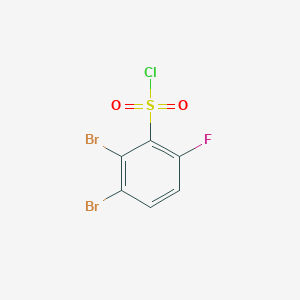 2,3-Dibromo-6-fluorobenzenesulfonyl chloride