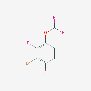 B1459824 1-Bromo-2,6-difluoro-3-(difluoromethoxy)benzene CAS No. 1807172-54-8