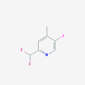 2-(Difluoromethyl)-5-iodo-4-methylpyridine