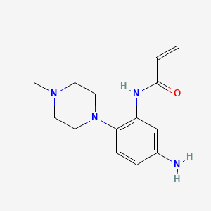 N-(5-Amino-2-(4-methylpiperazin-1-yl)phenyl)acrylamide