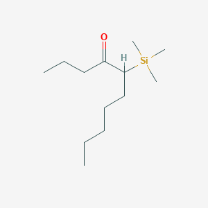 molecular formula C13H28OSi B14598292 5-(Trimethylsilyl)decan-4-one CAS No. 60366-68-9