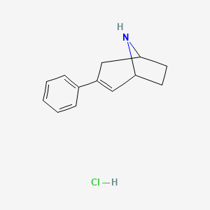 3-Phenyl-8-azabicyclo[3.2.1]oct-2-ene hydrochloride
