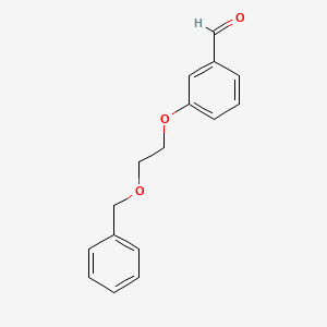 3-(2-(Benzyloxy)ethoxy)benzaldehyde