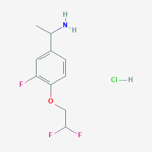 1-[4-(2,2-Difluoroethoxy)-3-fluorophenyl]ethylamine hydrochloride