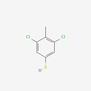 molecular formula C7H6Cl2S B1459839 3,5-Dichloro-4-methylthiophenol CAS No. 1803729-13-6