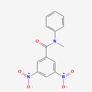 molecular formula C14H11N3O5 B14598507 N-methyl-3,5-dinitro-N-phenylbenzamide CAS No. 60965-27-7