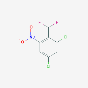 molecular formula C7H3Cl2F2NO2 B1459853 2,4-Dichloro-6-nitrobenzodifluoride CAS No. 1803838-62-1