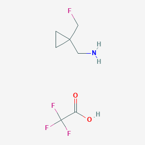 [1-(Fluoromethyl)cyclopropyl]methanamine; trifluoroacetic acid