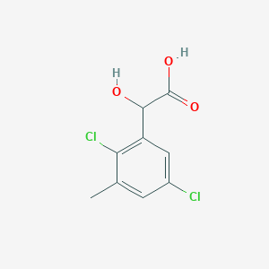 molecular formula C9H8Cl2O3 B1459869 2,5-Dichloro-3-methylmandelic acid CAS No. 1806284-10-5