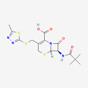molecular formula C16H20N4O4S3 B1459884 Cefazolin pivaloyl CAS No. 2384108-14-7