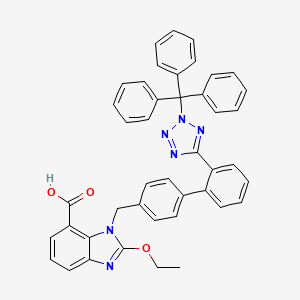 molecular formula C43H34N6O3 B1459886 N2-Tritylcandesartan CAS No. 894806-43-0