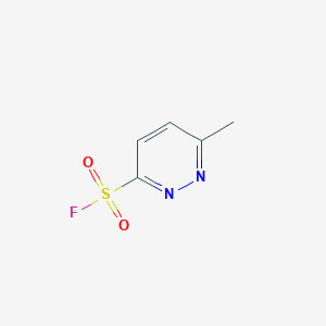 molecular formula C5H5FN2O2S B1459897 6-Methylpyridazine-3-sulfonyl fluoride CAS No. 1936322-04-1