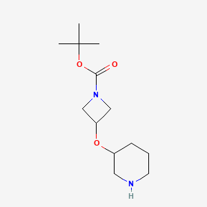Tert-butyl 3-(piperidin-3-yloxy)azetidine-1-carboxylate