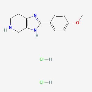 2-(4-Methoxyphenyl)-4,5,6,7-tetrahydro-1H-imidazo[4,5-c]pyridine dihydrochloride