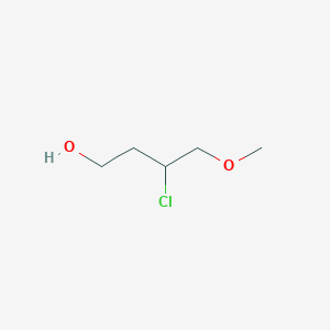 molecular formula C5H11ClO2 B14599233 3-Chloro-4-methoxybutan-1-ol CAS No. 59559-21-6