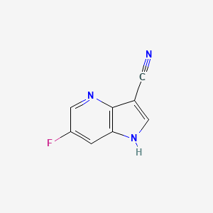 6-fluoro-1H-pyrrolo[3,2-b]pyridine-3-carbonitrile