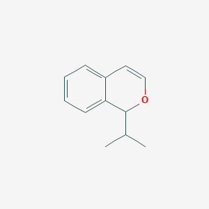 molecular formula C12H14O B145993 1-(Propan-2-yl)-1H-2-benzopyran CAS No. 130089-39-3