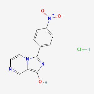 3-(4-Nitrophenyl)imidazo[1,5-a]pyrazin-1-ol hydrochloride