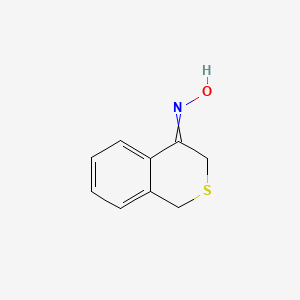 molecular formula C9H9NOS B14599716 1H-2-Benzothiopyran-4(3H)-one, oxime CAS No. 59961-18-1