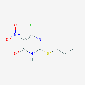 6-Chloro-5-nitro-2-(propylthio)pyrimidin-4-ol