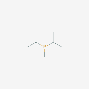molecular formula C7H17P B14599869 Phosphine, methylbis(1-methylethyl)- CAS No. 60054-88-8