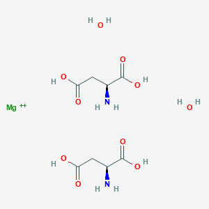 molecular formula C8H18MgN2O10+2 B1459987 Magnesium l-aspartate dihydrate CAS No. 215533-00-9