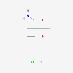 [1-(Trifluoromethyl)cyclobutyl]methanamine hydrochloride