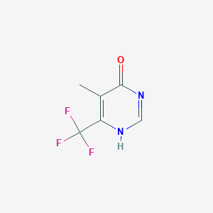 molecular formula C6H5F3N2O B146000 4-羟基-5-甲基-6-三氟甲基嘧啶 CAS No. 133307-16-1