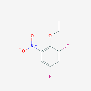 molecular formula C8H7F2NO3 B1460008 1,5-Difluoro-2-ethoxy-3-nitrobenzene CAS No. 1806270-88-1