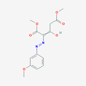 Dimethyl 2-[2-(3-methoxyphenyl)hydrazono]-3-oxopentanedioate