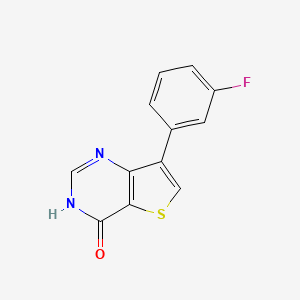 7-(3-fluorophenyl)thieno[3,2-d]pyrimidin-4(3H)-one