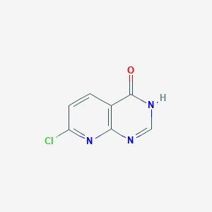 molecular formula C7H4ClN3O B1460026 7-Chloropyrido[2,3-D]pyrimidin-4-OL CAS No. 552331-43-8