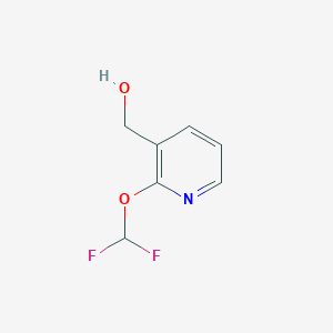 molecular formula C7H7F2NO2 B1460030 (2-(Difluoromethoxy)pyridin-3-yl)methanol CAS No. 2222104-49-4