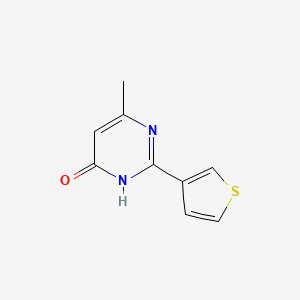 6-Methyl-2-(thiophen-3-yl)pyrimidin-4-ol