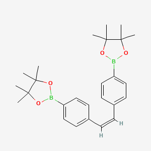 (Z)-1,2-Bis(4-(4,4,5,5-tetramethyl-1,3,2-dioxaborolan-2-yl)phenyl)ethene