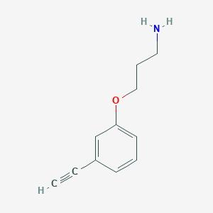 molecular formula C11H13NO B1460047 3-(3-Ethynylphenoxy)propan-1-amine CAS No. 2228762-81-8