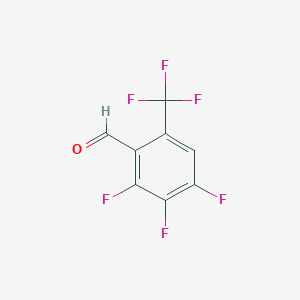 2,3,4-Trifluoro-6-(trifluoromethyl)benzaldehyde