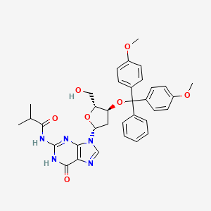 molecular formula C35H37N5O7 B1460055 N2-异丁酰-3'-O-(4,4'-二甲氧基三苯甲基)-2'-脱氧鸟苷 CAS No. 140712-81-8