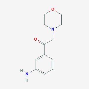 1-(3-Aminophenyl)-2-morpholinoethanone